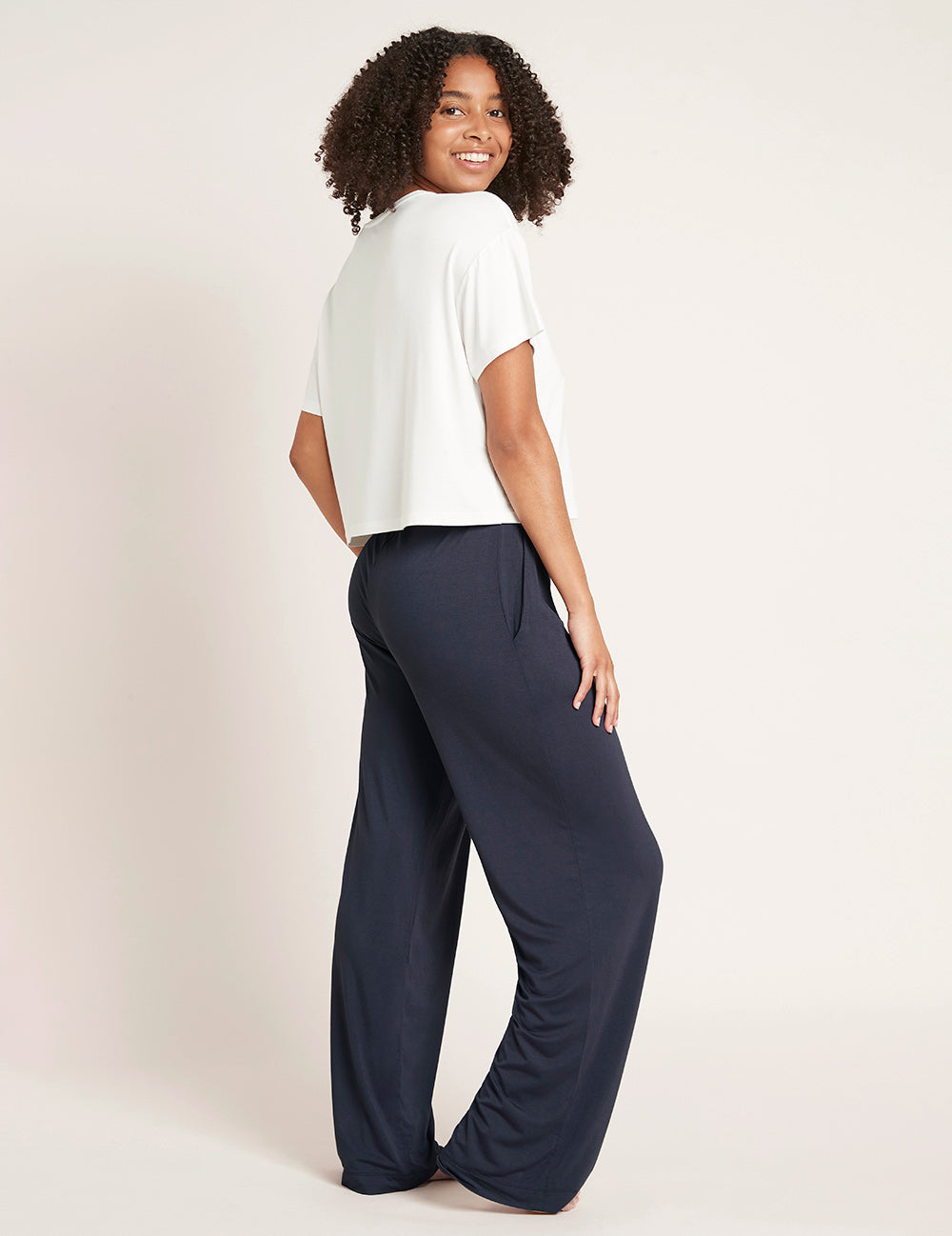 Downtime Wide Leg Lounge Pant Storm