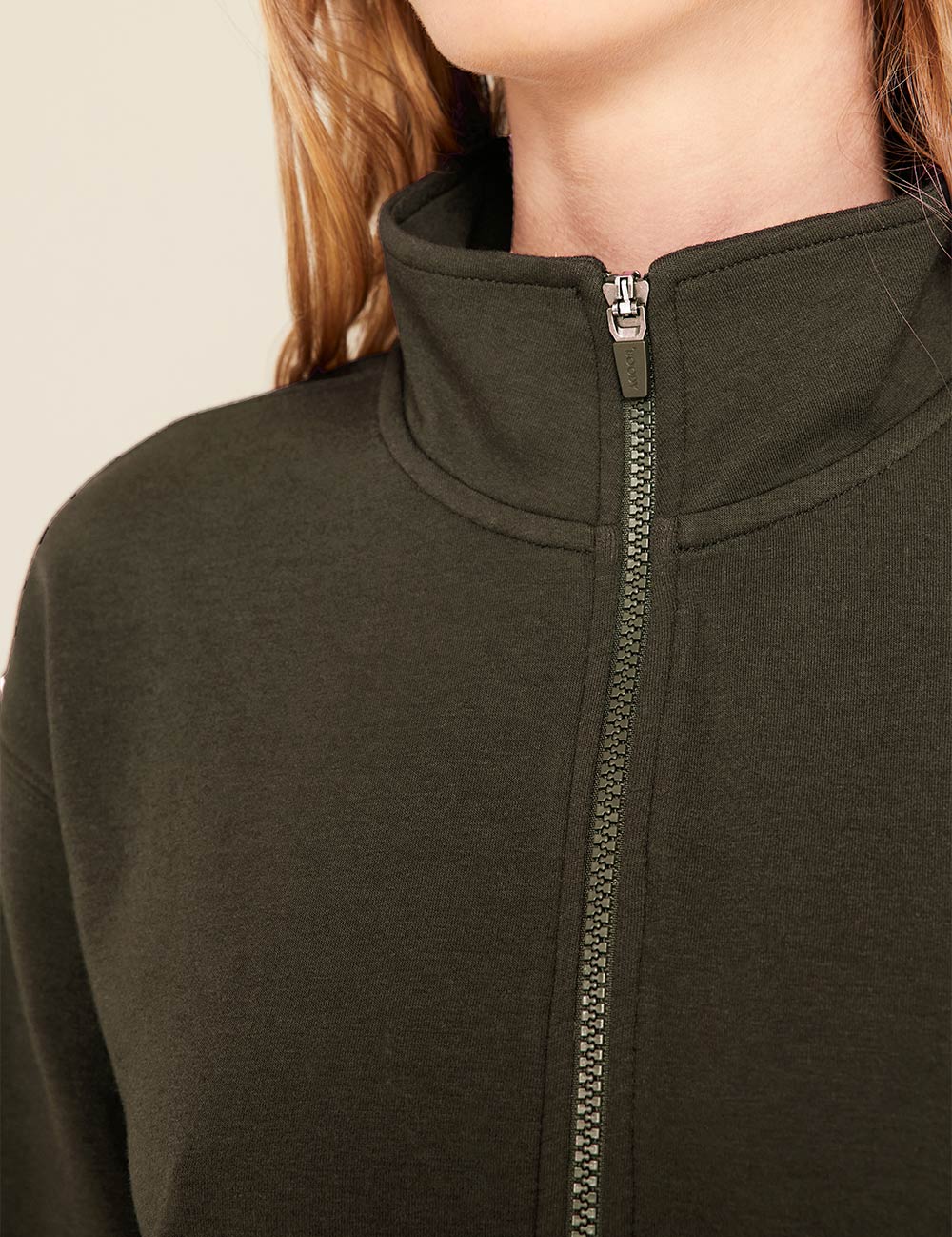 B10959_DARK OLIVE_Unisex Quarter Zip Sweater_3.jpg